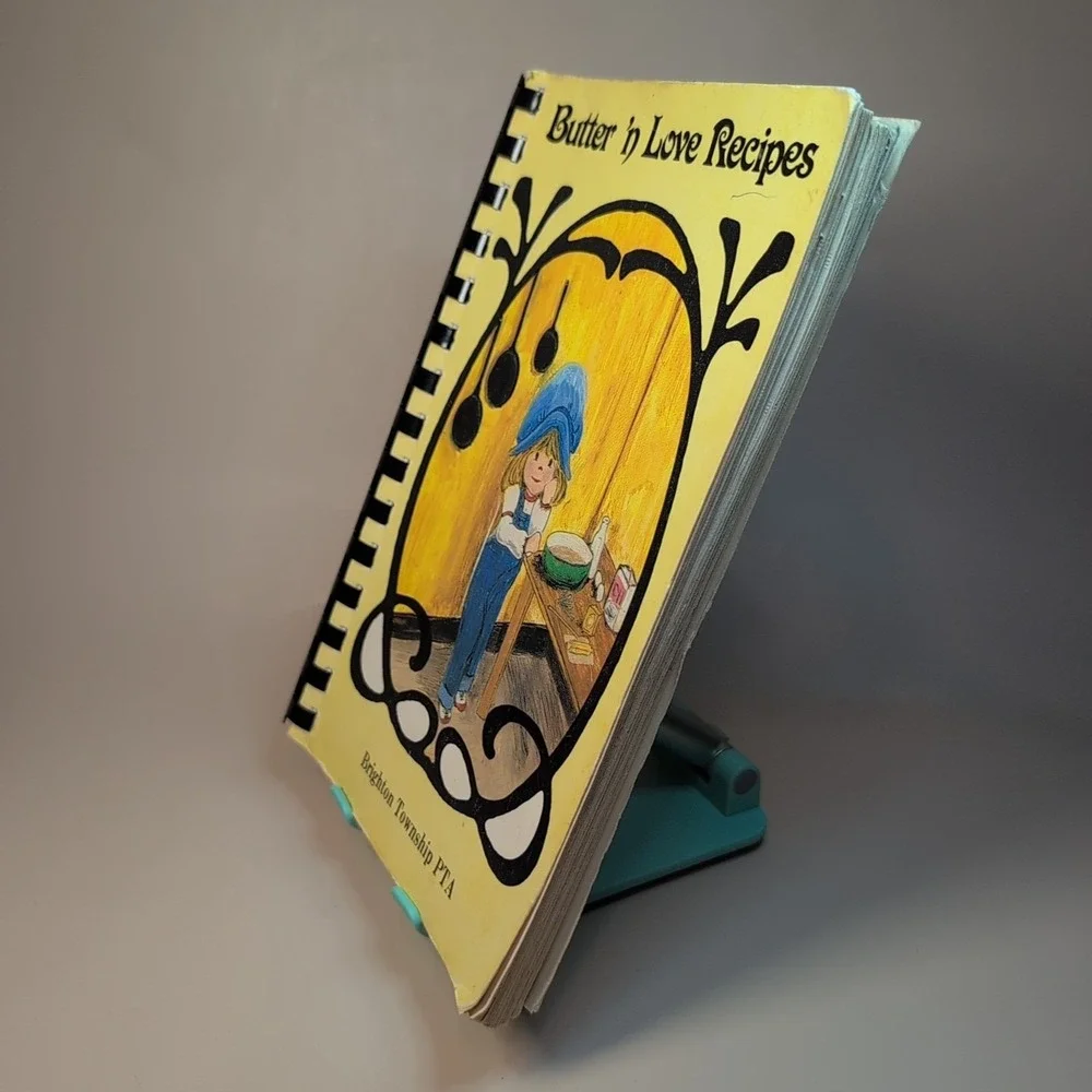 Butter N Love‎ Recipes 1984 Brighton Township PTA Cookbook Plastic Comb Bound
